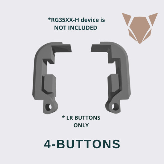 RG35XX-H Stacked LR Shoulder Buttons | Ergonomic Upgrade for Gaming Consoles