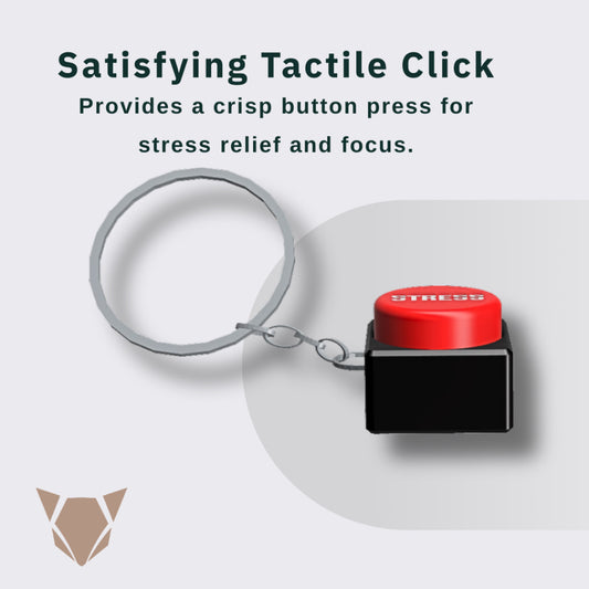 Doomsday Fidget Button Clicker | Stress Relief Desk Toy Tactile Push Button