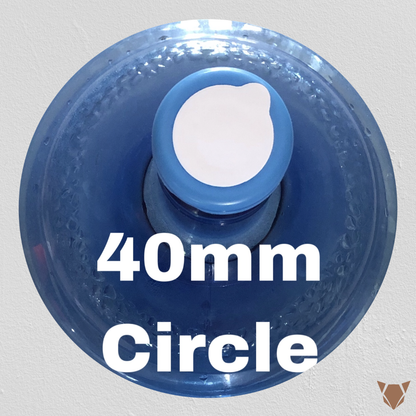 1,000 pcs. Hygienic Sticker w/ Pull Tab for Non-Spill Cap 5 Gallon Water Container