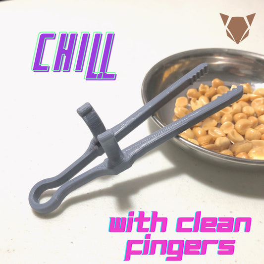 Mini Chopstick Reusable Snack Clips & Lazy Assistant Potato Chips Picker with Finger Chopsticks Set