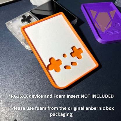 ANBERNIC RG35XX Console Front Cover - Screen Cover for Retro Hand Held Gaming Console