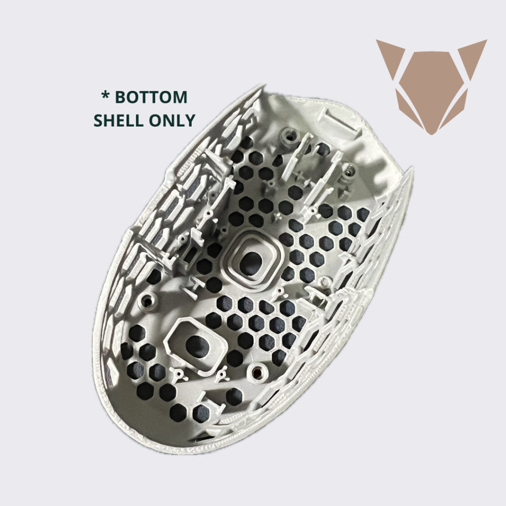 Logi tech G304/305 Mouse BOTTOM SHELL HONEYCOMB Mod Lightweight