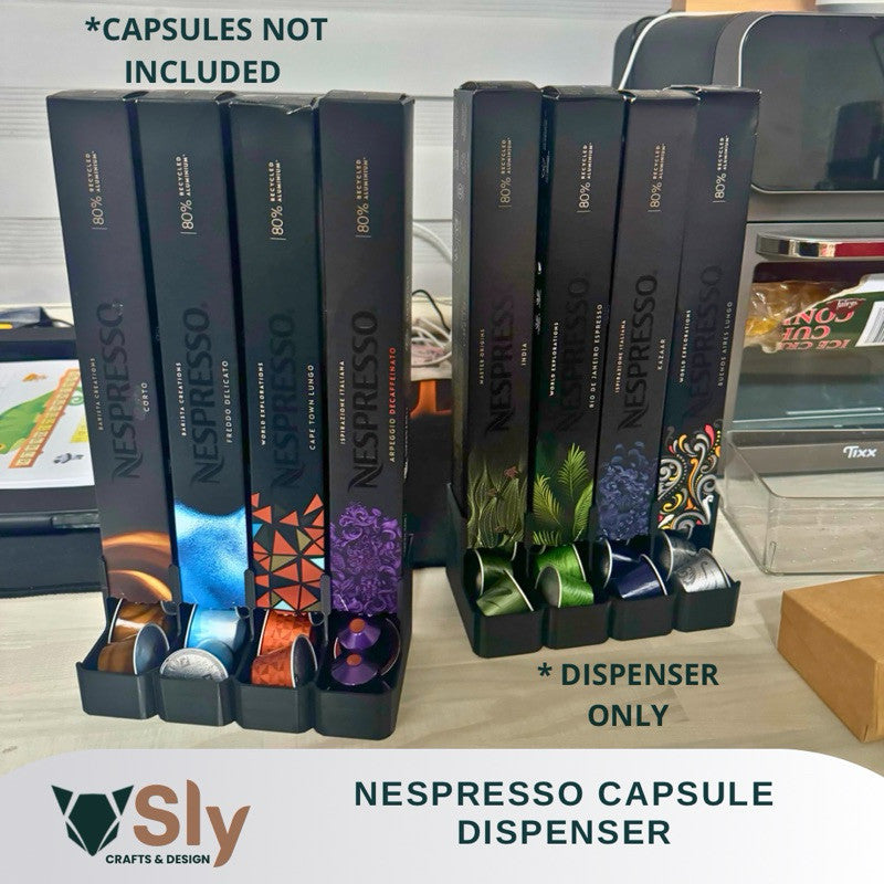 N espresso Capsule Dispenser Holder | Coffee Pod Storage Rack Organizer Stand