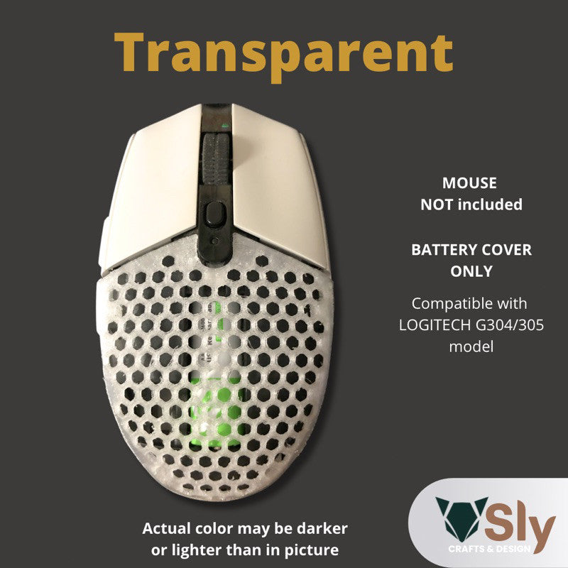 Logi tech G304/305 Mouse Honeycomb BATTERY COVER