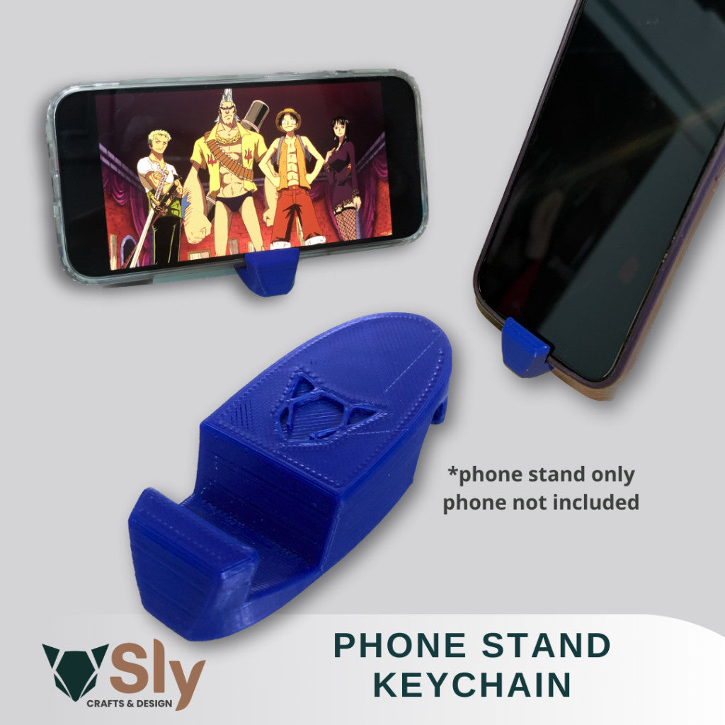 Mini Phone Stand Keychain by Sly Crafts