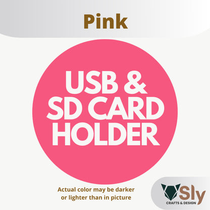 USB Flash Drive and SD Card Holder Organizer Rack Stand