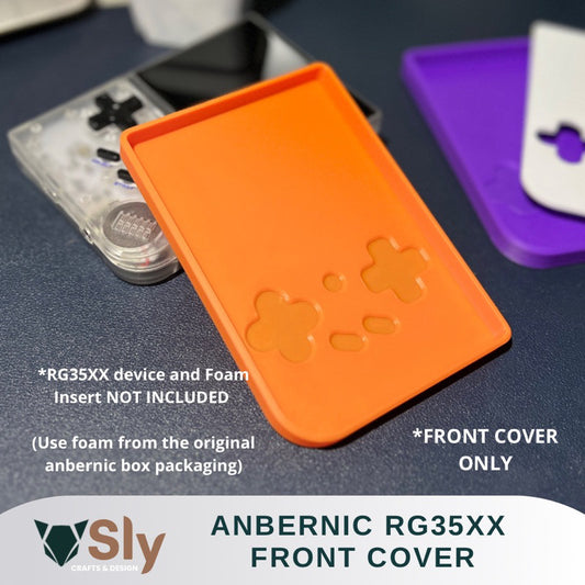 ANBERNIC RG35XX Console Front Cover - Screen Cover for Retro Hand Held Gaming Console