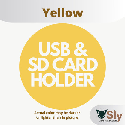 USB Flash Drive and SD Card Holder Organizer Rack Stand