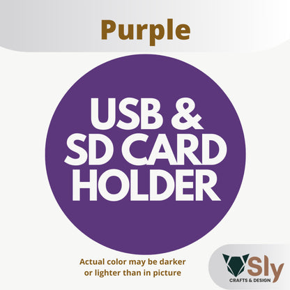 USB Flash Drive and SD Card Holder Organizer Rack Stand