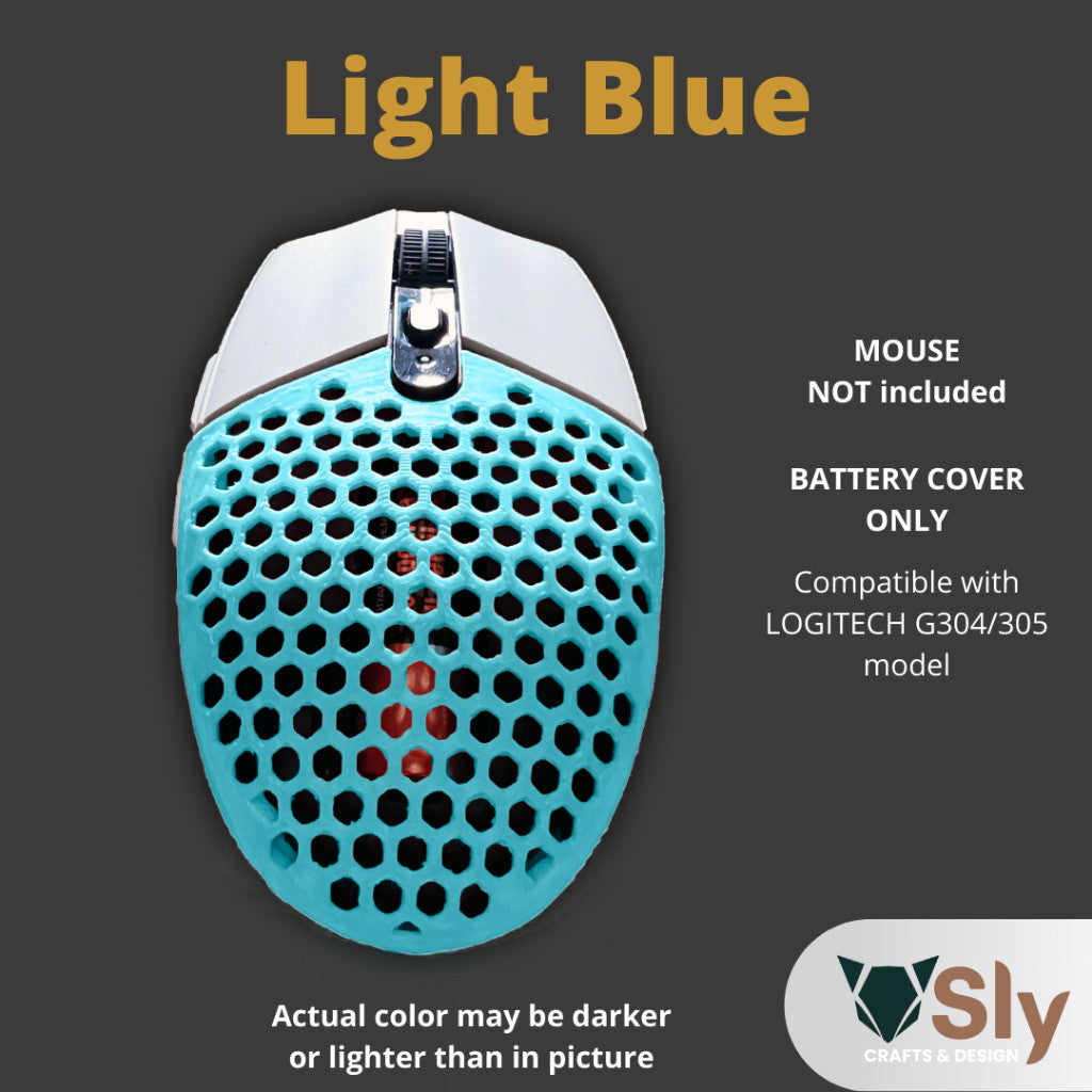 Logi tech G304/305 Mouse Honeycomb BATTERY COVER