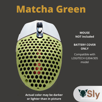 Logi tech G304/305 Mouse Honeycomb BATTERY COVER
