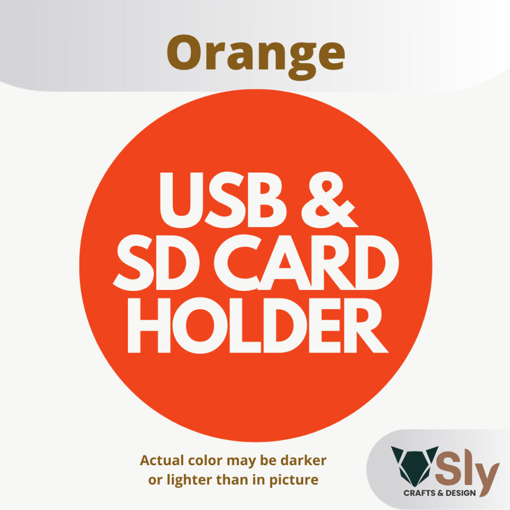 USB Flash Drive and SD Card Holder Organizer Rack Stand