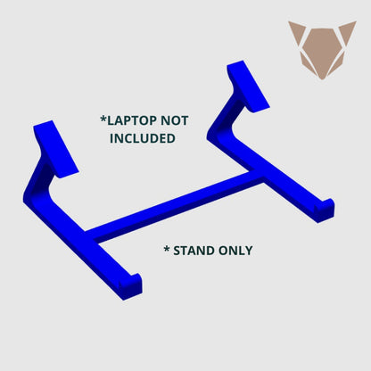 Universal Laptop Ergonomic Stand | Fixed Desk Riser for Monitor Height, Office Workstation