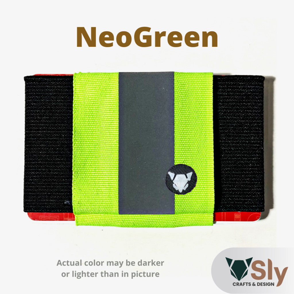 Minimalist Wallet Elastic EDC Front Pocket Card holder Sports for Men & Women
