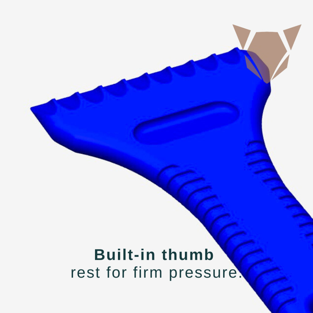 Version 2! Heavy Duty Plastic Ice Scraper for Chest Freezer | Commercial-Grade Tool for Ice Removal