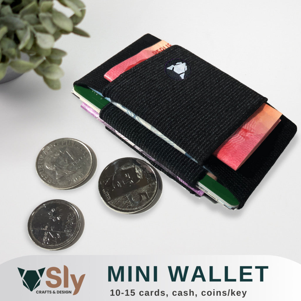 Minimalist Wallet Elastic EDC Front Pocket Card holder Sports for Men & Women