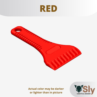 Version 2! Heavy Duty Plastic Ice Scraper for Chest Freezer | Commercial-Grade Tool for Ice Removal