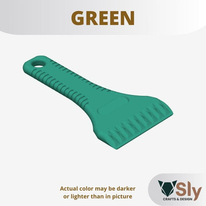 Version 2! Heavy Duty Plastic Ice Scraper for Chest Freezer | Commercial-Grade Tool for Ice Removal