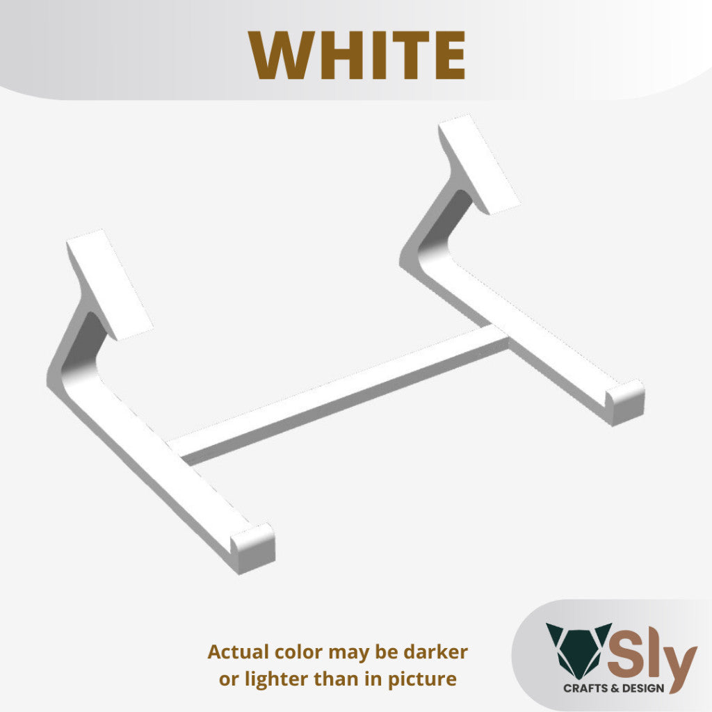 Universal Laptop Ergonomic Stand | Fixed Desk Riser for Monitor Height, Office Workstation