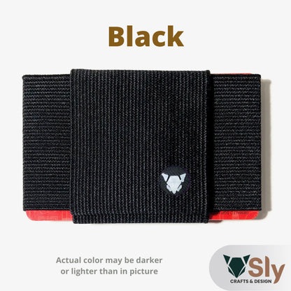 Minimalist Wallet Elastic EDC Front Pocket Card holder Sports for Men & Women