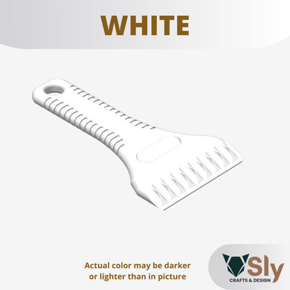 Version 2! Heavy Duty Plastic Ice Scraper for Chest Freezer | Commercial-Grade Tool for Ice Removal