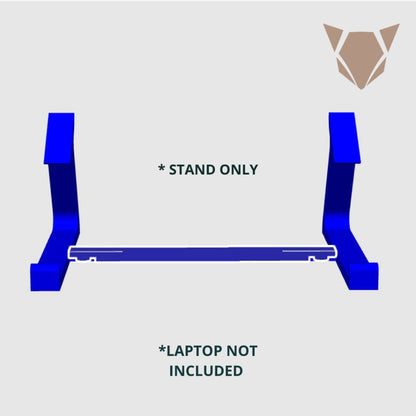 Universal Laptop Ergonomic Stand | Fixed Desk Riser for Monitor Height, Office Workstation