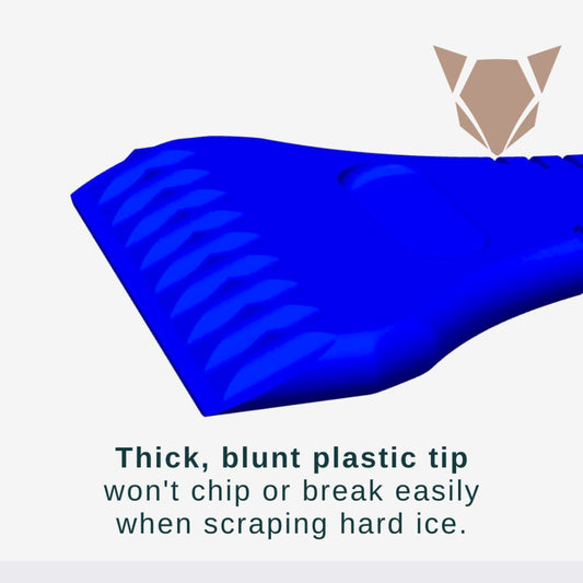 Version 2! Heavy Duty Plastic Ice Scraper for Chest Freezer | Commercial-Grade Tool for Ice Removal