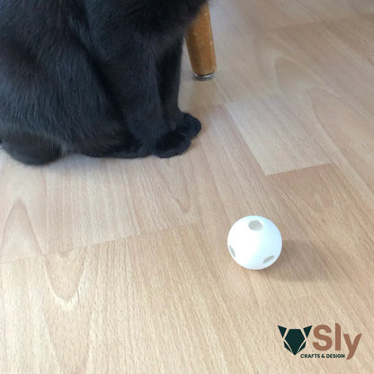Cat Toy with Rattle Ball | Puzzle Ball Toy for Active Indoor Pets