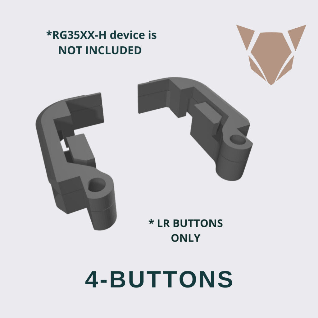 RG35XX-H Stacked LR Shoulder Buttons | Ergonomic Upgrade for Gaming Consoles