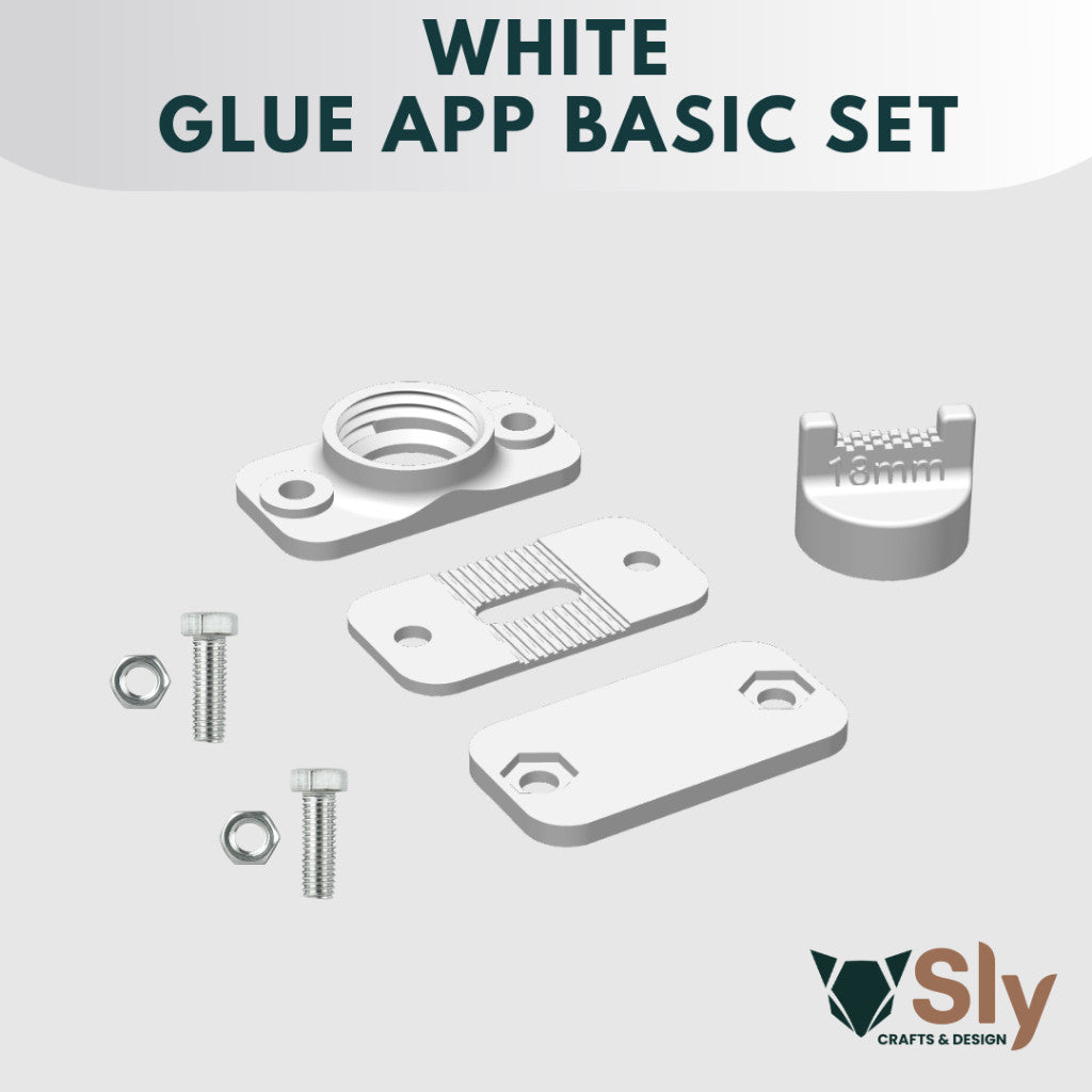 Edge Banding Rugby Glue Adhesive Applicator Set | Manual Tool Kit for Woodworking and Cabinet Edges