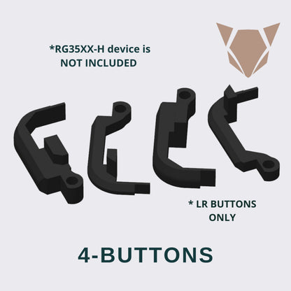 RG35XX-H Stacked LR Shoulder Buttons | Ergonomic Upgrade for Gaming Consoles