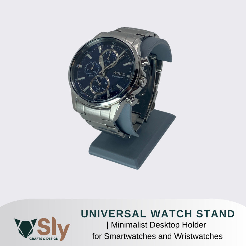 Universal Watch Stand | Minimalist Desktop Holder for Smartwatches and Wristwatches