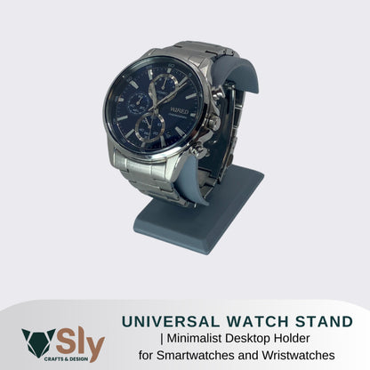 Universal Watch Stand | Minimalist Desktop Holder for Smartwatches and Wristwatches