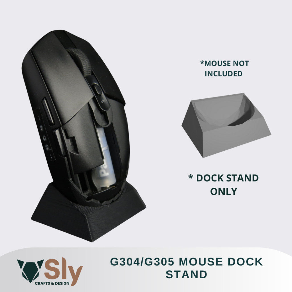 G304/G305 Mouse Dock Stand | Wireless Gaming Mouse Holder Base