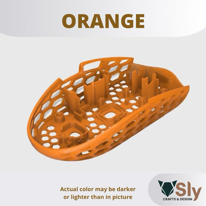 Logi tech G304/305 Mouse BOTTOM SHELL HONEYCOMB Mod Lightweight