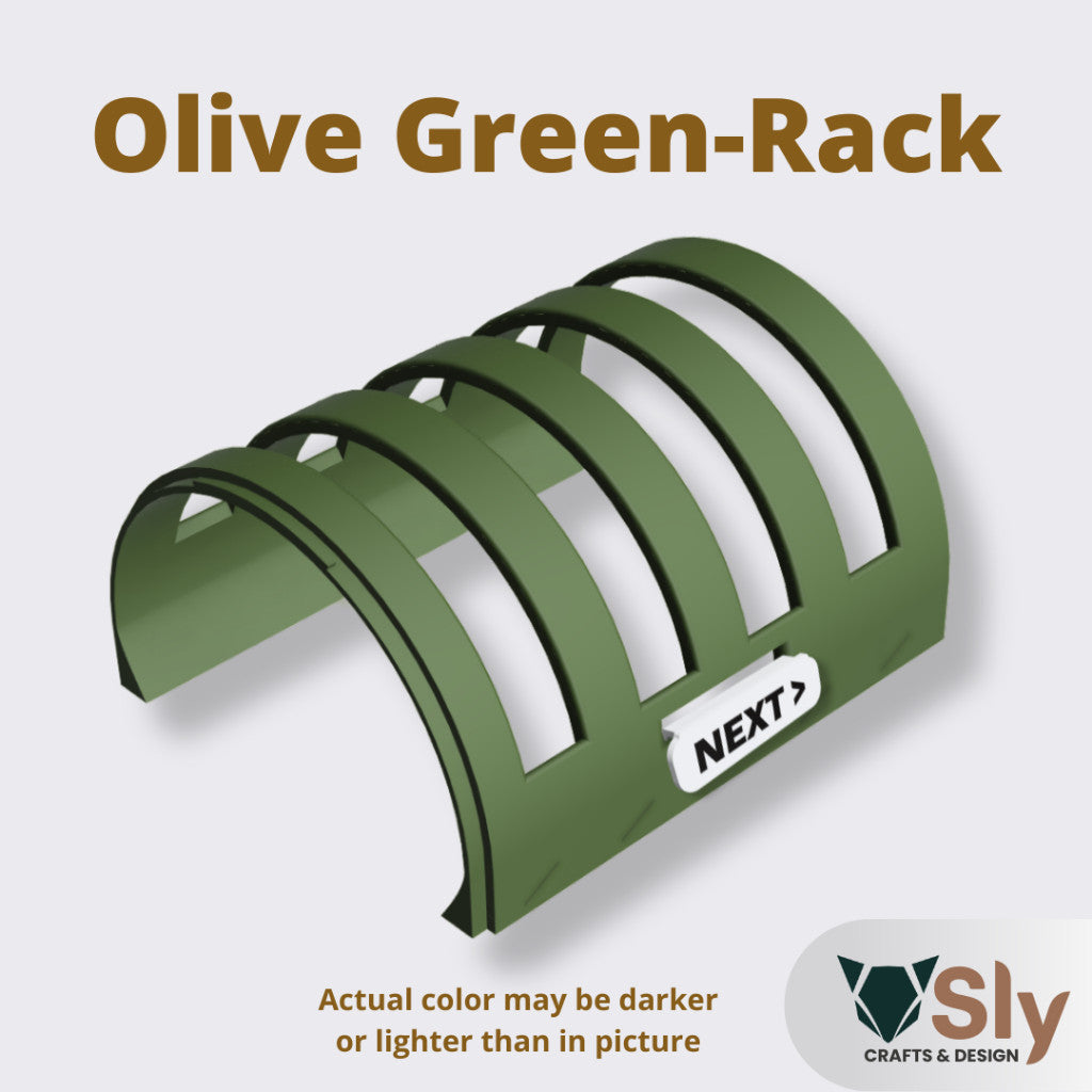 Modular Pickleball Paddle Rack with Next Up Tag | Portable Paddle Holder Organizer