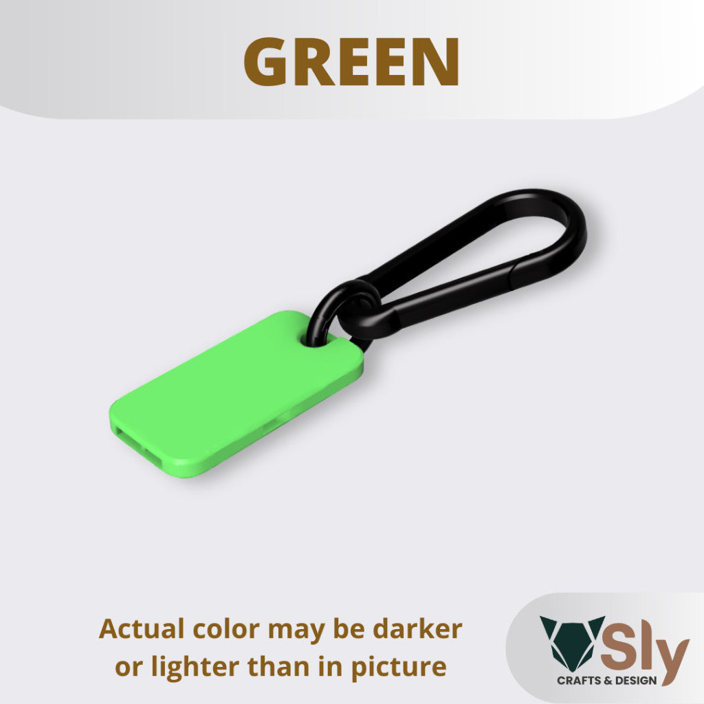 EDC Slim Whistle with Carabiner | Compact Emergency Survival Keychain Tool