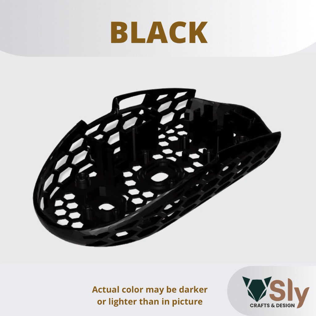 Logi tech G304/305 Mouse BOTTOM SHELL HONEYCOMB Mod Lightweight