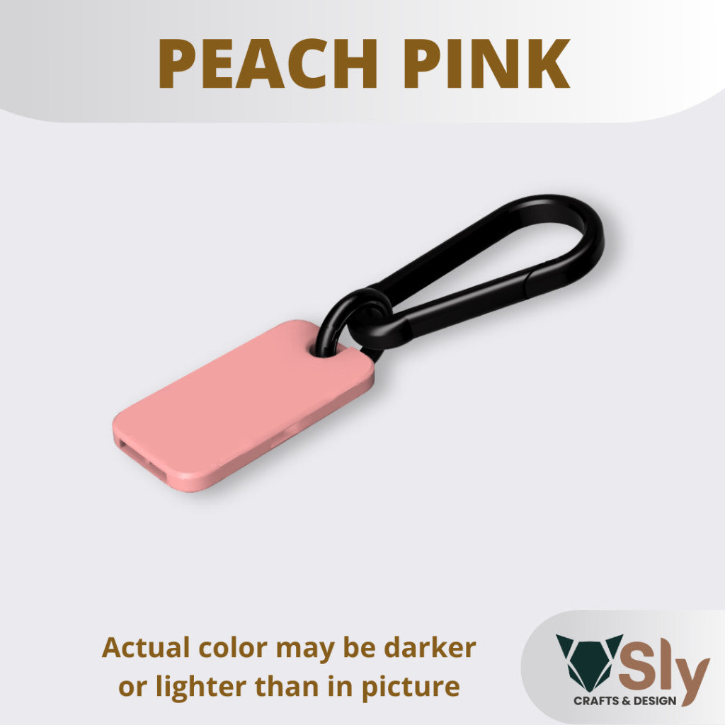 EDC Slim Whistle with Carabiner | Compact Emergency Survival Keychain Tool