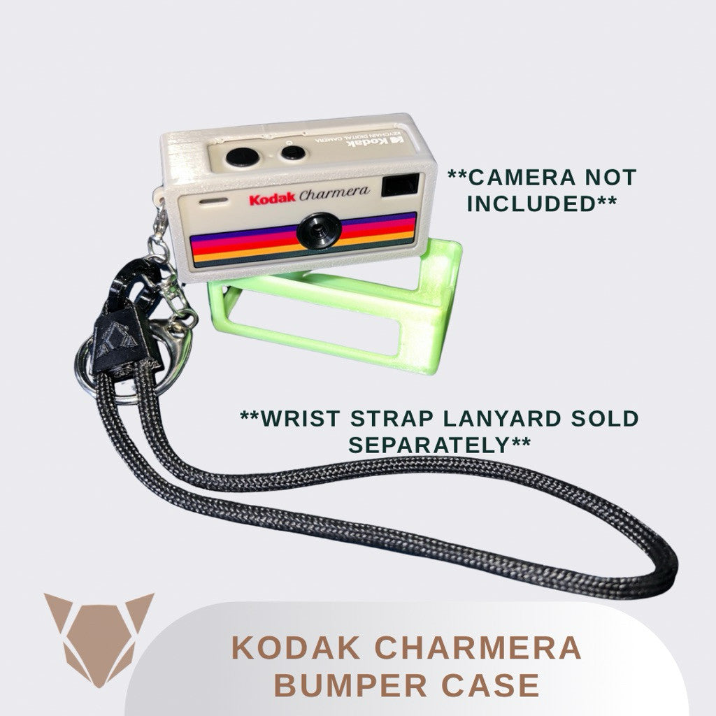 Camera Keychain Hard Shell Bumper Case | For Kodak Charmera or G6 Thumb Camera