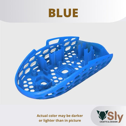 Logi tech G304/305 Mouse BOTTOM SHELL HONEYCOMB Mod Lightweight