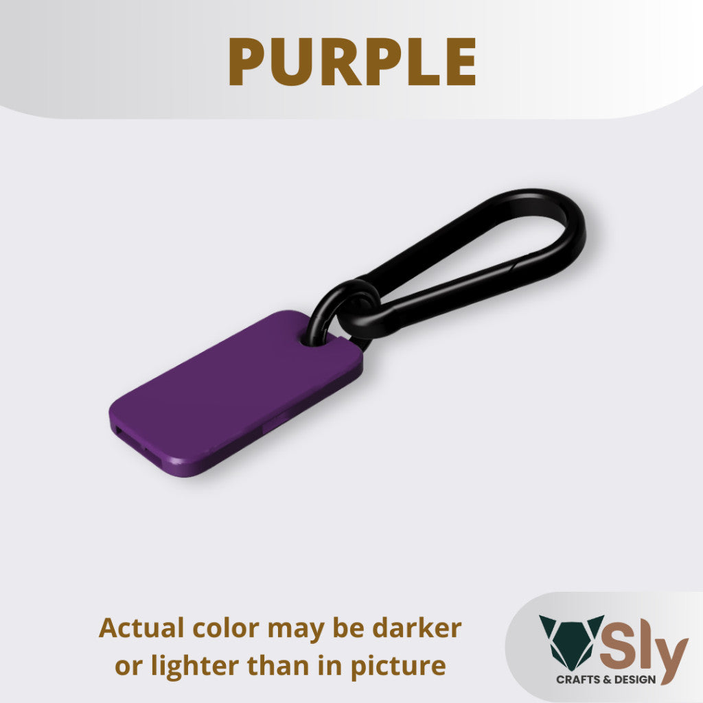 EDC Slim Whistle with Carabiner | Compact Emergency Survival Keychain Tool