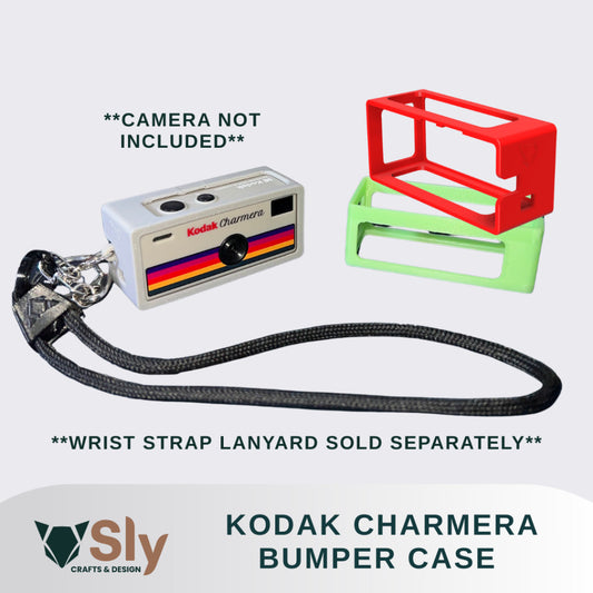 Camera Keychain Hard Shell Bumper Case | For Kodak Charmera or G6 Thumb Camera
