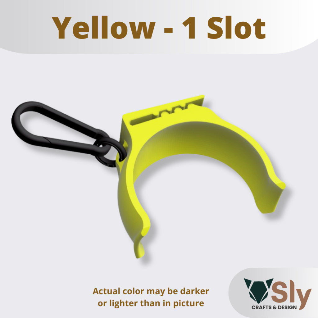 Pickleball Ball Holder Clip with Carabiner Keychain | Ball Storage Hook for Bags, Belt, Sports Gear