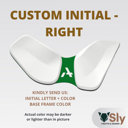 WHITE PADS Ergonomic Wrist Rest Mouse Firm Palm Pad (Right or Left Handed) Support For Computer