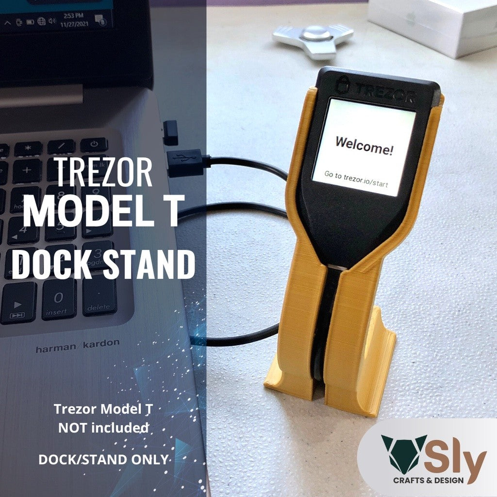 Trezor MODEL T Dock Stand (Trezor Model T not Included)