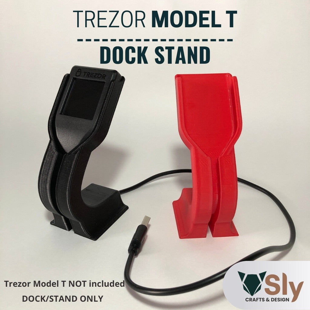 Trezor MODEL T Dock Stand (Trezor Model T not Included)