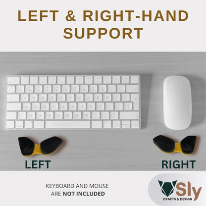 Ergonomic Wrist Rest Mouse Firm Palm Pad (Right or Left Handed Available) Support For Computer