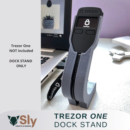 Trezor ONE Dock Stand (Trezor ONE not Included)