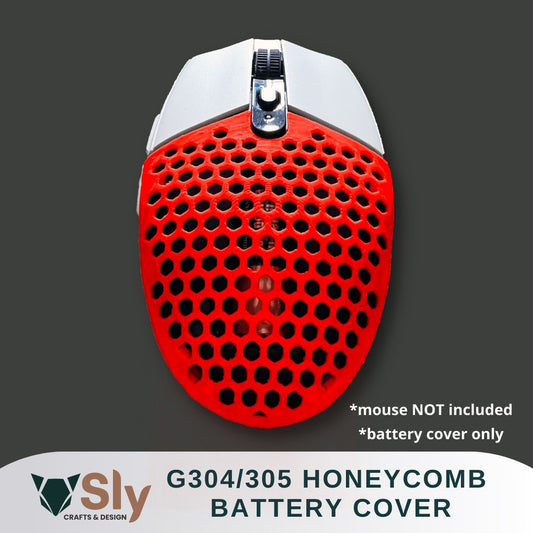 Logi tech G304/305 Mouse Honeycomb BATTERY COVER